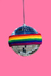 © ADDICTIVE STOCK - Disco ball with LGBT band