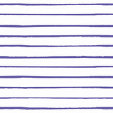 Painterly periwinkle violet color striped vector seamless pattern.Grunge brush stroke stripes hand painted duotone design. Minimalist horizontal repeat.Color lines on white background. All over print