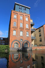 Wall Mural - Warehouse by Worcester Canal Basin	