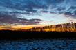 Sunset in the Pappelallee, Munich, Feldmoching