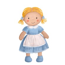 Cute Rag Doll, Children's Toy Clipart, Watercolor Style Illustration With Cartoon Character