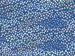 手描きの小花柄　シームレスパターン（青）