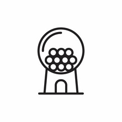 Wall Mural - CANDY MACHINE icon in vector. Logotype