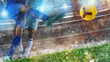 © alphaspirit - Football scene with competing soccer players at the stadium