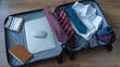 スーツケース｜ビジネスマンの出張準備。