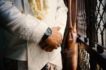 Wall Mural - Javanese wedding dress, wedding ceremony	
