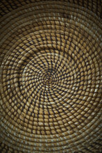 Circular Pattern Made With Esparto Grass