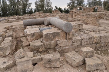 Sticker - ROMAN AND GREEK RUINS IN PAPHOS IN CYPRUS