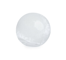 Sticker - One frozen ice ball isolated on white