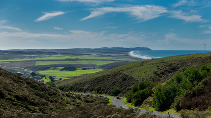 Wall Mural - A drive through the mountains to the coast 