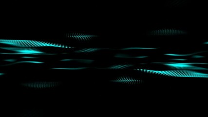 Wall Mural - Green Lines Field