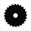 circular saw icon on white background. From Working tools, Construction and Manufacturing icons.