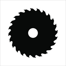 Circular Saw Icon On White Background. From Working Tools, Construction And Manufacturing Icons.
