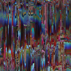 Wall Mural - a glicht texture color grunge background