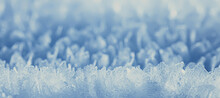 Abstract Winter Background Hoarfrost Frost Ice Snow Seasonal