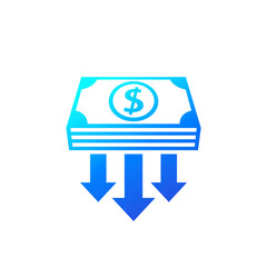 Sticker - cashout, money or cash icon