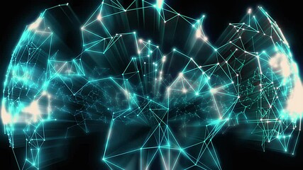 Wall Mural - Technology Abstract Background Particle,Graphic Background