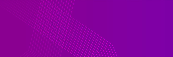 Modern abstract purple banner background