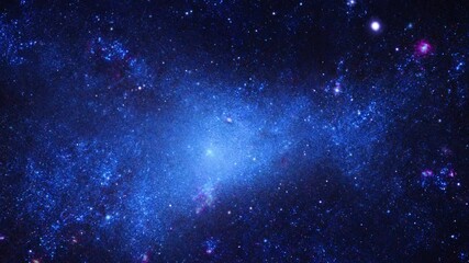 Animation of Nebula. Outer space. Galaxy. Elements of this image furnished by NASA.