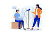 © Alwie99d - Voice and speech training illustration exclusive design inspiration