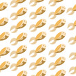 pattern with fish, flock of fry, children's marine print