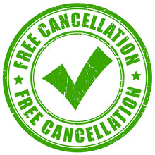 Free Cancellation Rubber Stamp