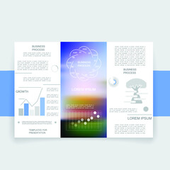 Infographic elements for annual reports