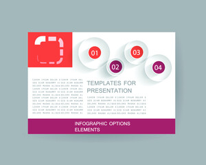 Elements for business data visualization, Modern infographic design