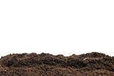Fototapeta  - Soil for plant isolated on white background.
