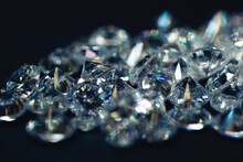 Cluster Of Diamonds On A Back Surface
