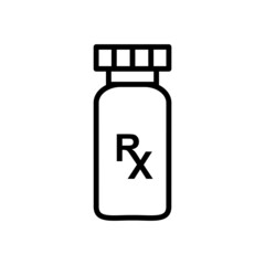 bottle pill icon vector design templates