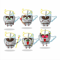 Poster - White sugar candy cartoon designs as a cute angel character