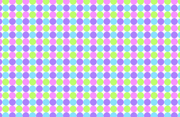 Poster - Abstract polkadot pastel color background, it is patterns.