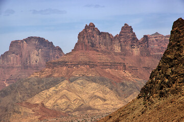 Canvas Print - Al Shaq Great Canyon, Saudi Arabia