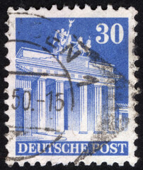 Wall Mural - Postage stamps of the German Empire. Stamp printed in the German Empire. Stamp printed by German Empire.