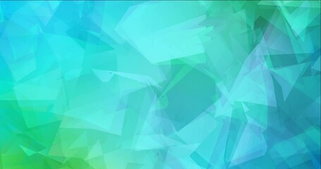 Wall Mural - 4K looping light blue, green abstract video sample. Modern abstract animation with gradient. Clip for mobile apps. 4096 x 2160, 30 fps. Codec Photo JPEG.