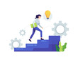 © Fand - Career growth concept illustration