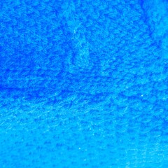 Wall Mural - Knit Textures. Blue Sweater. Turquoise Knit