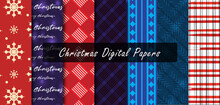 Christmas Digital Paper,Christmas Digital Paper Pack Vector,Digital Scrapbook Paper,christmas Printable Paper,,christmas Background,Christmas Paper
