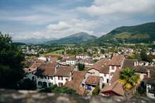Cityscape Of The Basque Village Of St Jean Pied De Port, France
