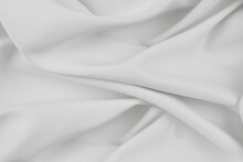 White Silk Fabric Lines
