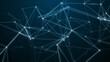 © VectorShop - Abstract technology background from lines and dots. Plexus space geometrical backdrop