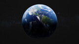 Fototapeta Zwierzęta - Planet Earth in space. High Resolution view. Elements of this image furnished by NASA