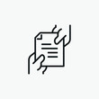 © Rufat - Take Give File Contract Share vector sign icon