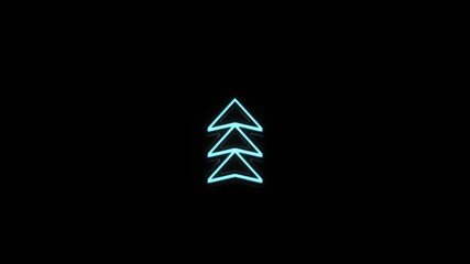 Leinwandbilder - Swipe up neon icon. Scroll arrow up drag button up social media interface action icon. Motion graphic. Swipe up animation footage.