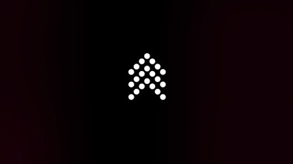 Poster - Glitch Swipe up animation button. Application and social network icons, swipe up for advertising. Social media scroll arrows. 4K video animation with alpha channel