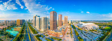 Urban Environment Of Nantong Central Business District, Jiangsu Province