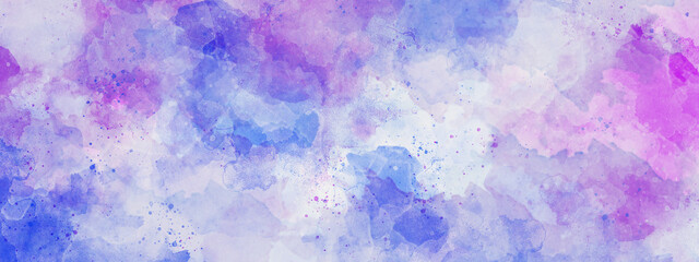 Wall Mural - bright watercolor texture effect for invitation cards, abstract colorful painting for texture backgr