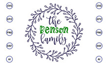 The Benson Family SVG, Monogram SVG Bundle, Monogram Sublimation, Monogram Alphabets, Monogram Letters SVG, Digital Download, Cricut, Silhouette, Glowforge, Split Monogram Alphabet SVG