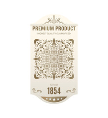 Wall Mural - Vintage Product Label Composition